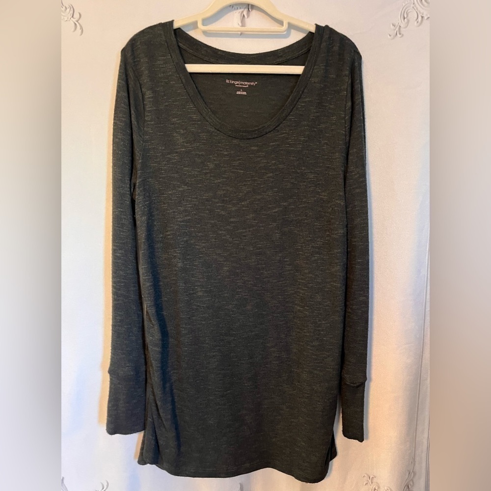 Liz Lange Maternity for Target Large heathered green size Large